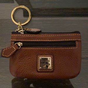 Dooney & Burke Brown Leather Change Purse